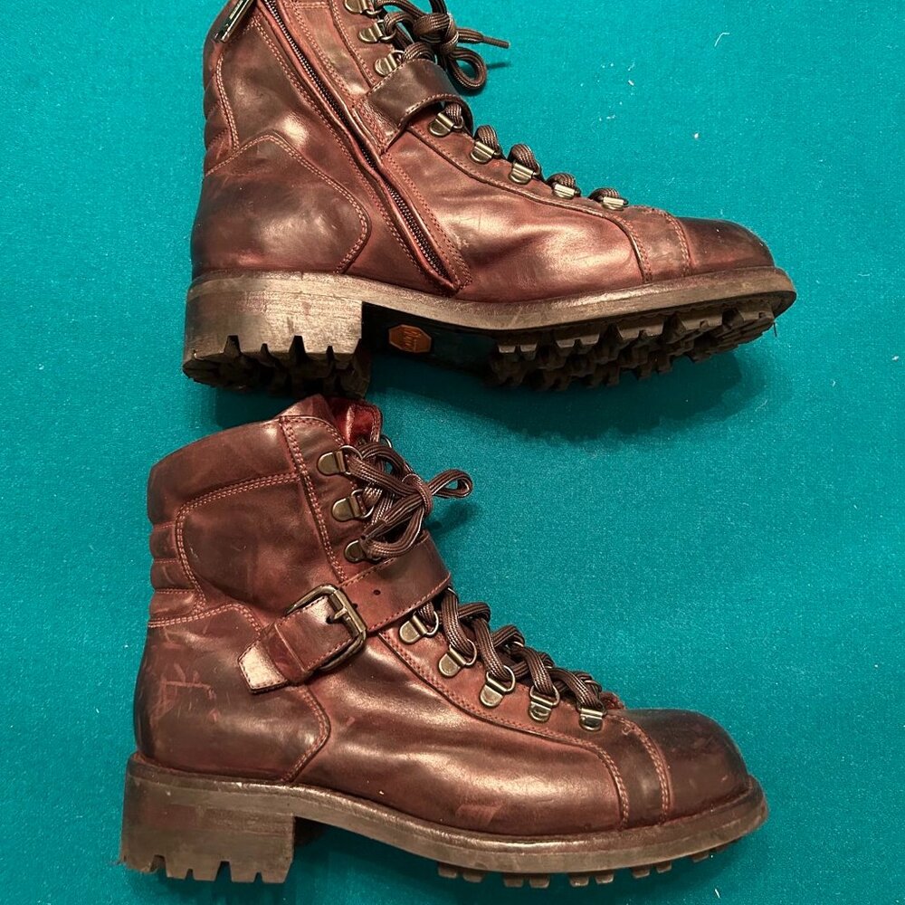 Lemargo Women's Leather Combat Boot